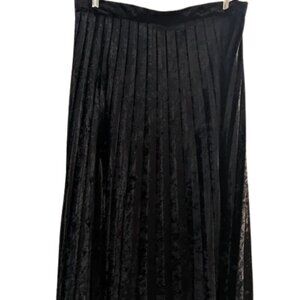 Primark Velvet Long Black Skirt Whimsigoth